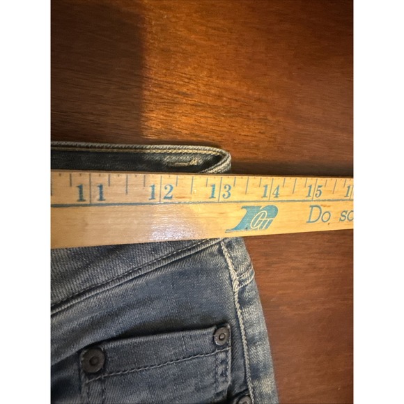 PLEASE Italy Women's Light Wash Skinny Slim Jeans Stretch Denim – XS Button Fly - Picture 7 of 10